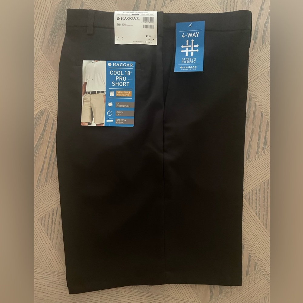Men’s NWT Haggard Black Shorts 42W